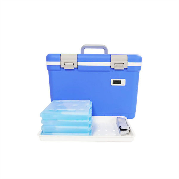 Shock Proof And Impact-resistant Medical Cooler Box with 12 Liters Capacity and Temperature Range 2°C To 8°C for Vaccine Transport