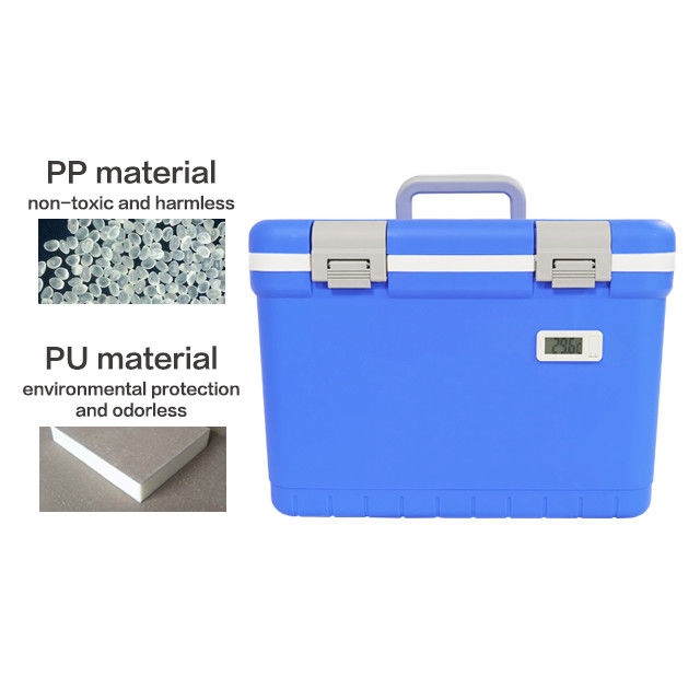 Shock Proof And Impact-resistant Medical Cooler Box with 12 Liters Capacity and Temperature Range 2°C To 8°C for Vaccine Transport