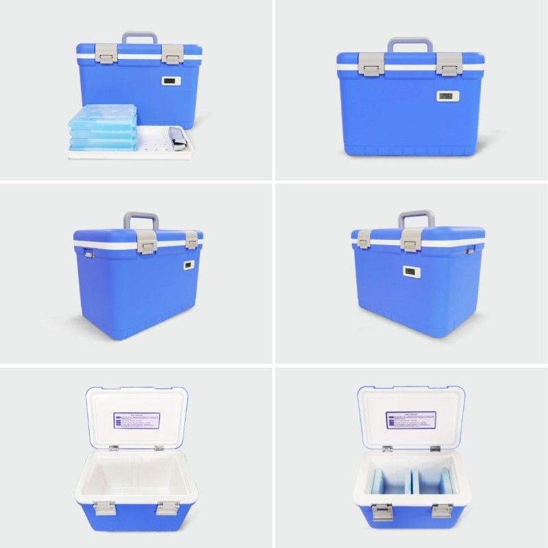 Phefon Brand CE Qualified Medical Cooler Box Cooling Duration Up To 24 Hours For Medical Sample Cold Chain Preservation