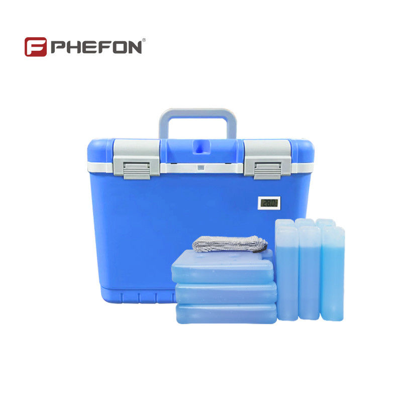 10L Capacity Medical Cooler Box Cooling Method Ice Pack Supply Cold Energy Customize Color Support Designed for Medical