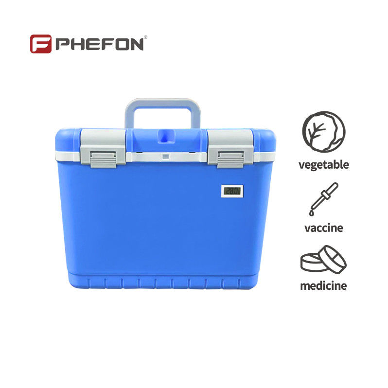 Medical Cooler Box with 2-8°C Temperature Range PU Insulation Material and 24-48hrs Cold Time for Vaccine Transport