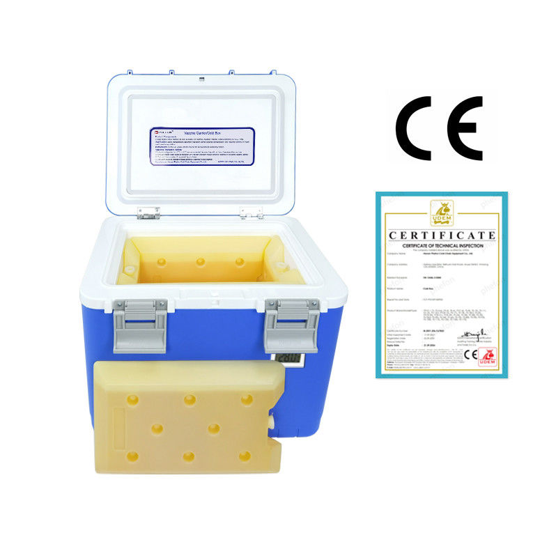 Impact-resistant Corrosion-resistant Medical Cooler Box with 40mm Insulation for Vaccine Transport and Storage