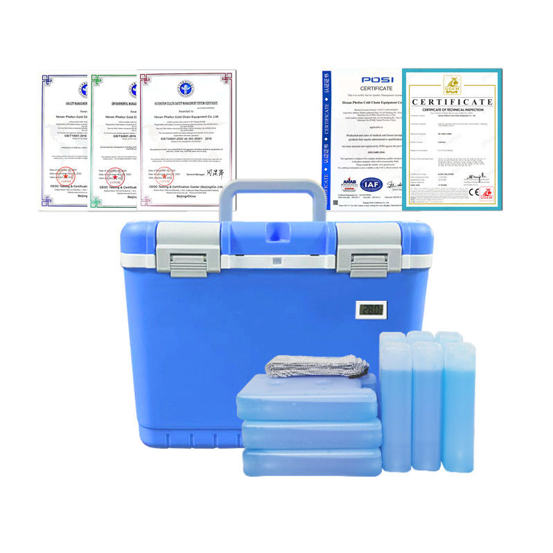 2-8 Degrees  With Temperature Display Transport Cool Box For Medicine Vaccine