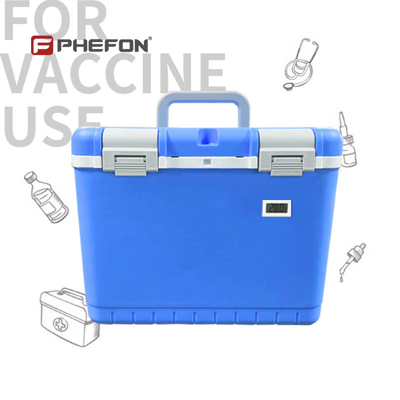Lightweight Medical Cooler Box With All Sides PU Foam Insulation And Optional Temperature Display For Medical Sample Storage
