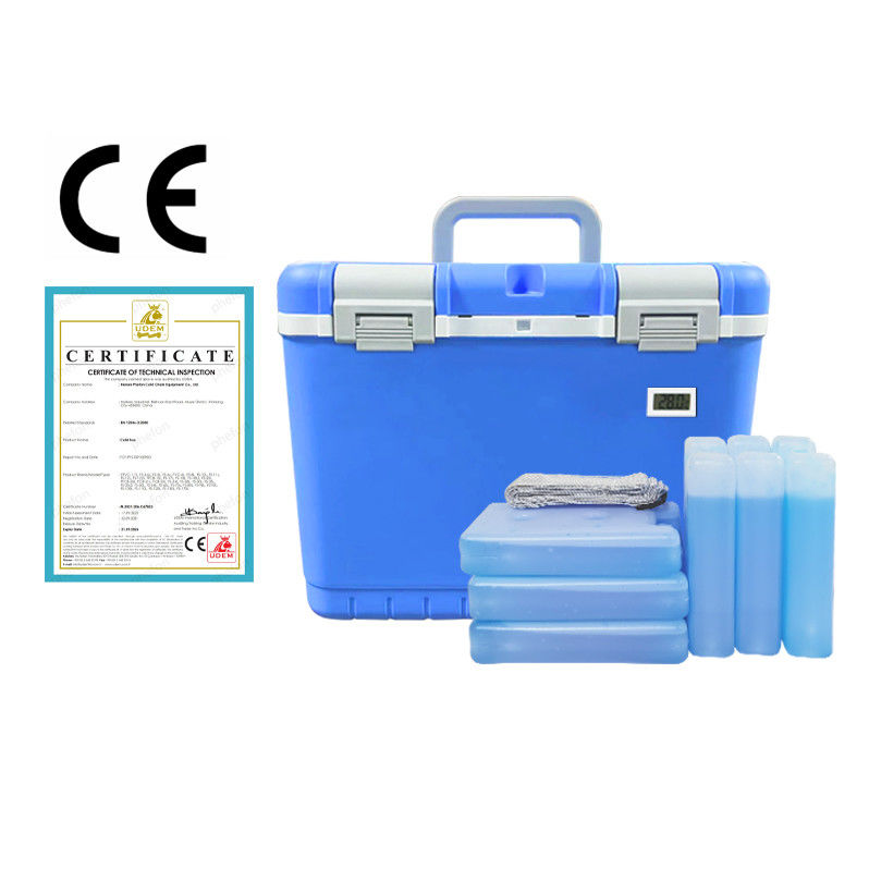2-8°C Temperature Range Medical Cooler Box with 40mm PU Insulation for WHO and CDC Compliant Vaccine Transport