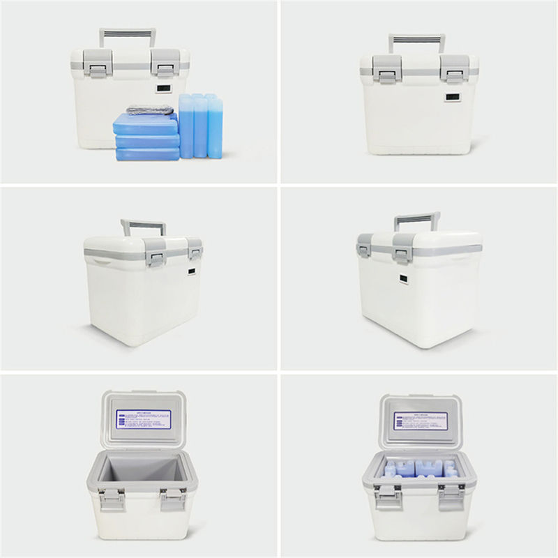 Phefon 6L White Hard Cooler Ice Cool Box With Shoulder Strap Design Eco-Friendly