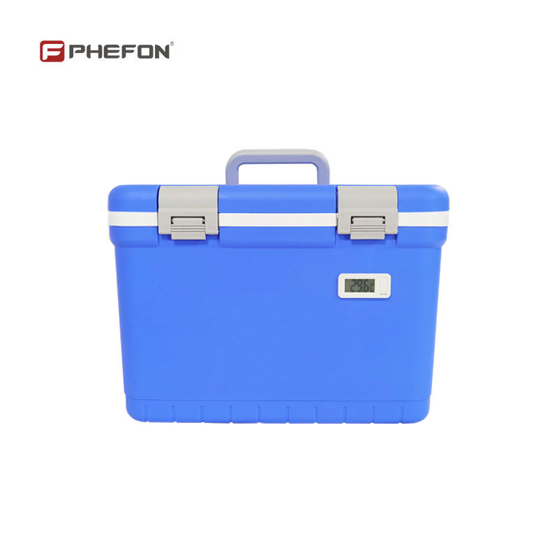 12 Liters Portable Blood Specimen Cold Chain Cooler Box Maintaining Temperature Range 2°C To 8°C Suitable For Sample Storage