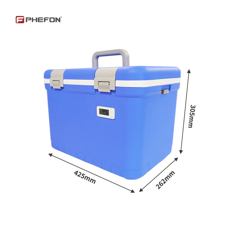 Medical Cooler Box With Temperature Display  Phefon Brand For Safe Medicine Transport