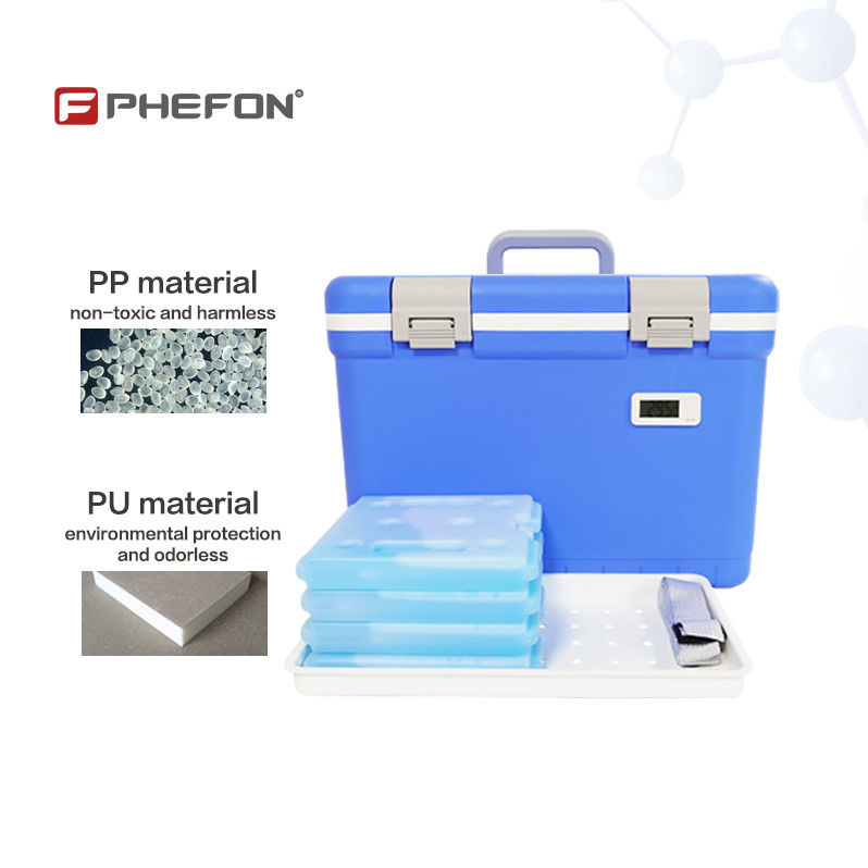 Medical Cooler Box With Temperature Display  Phefon Brand For Safe Medicine Transport