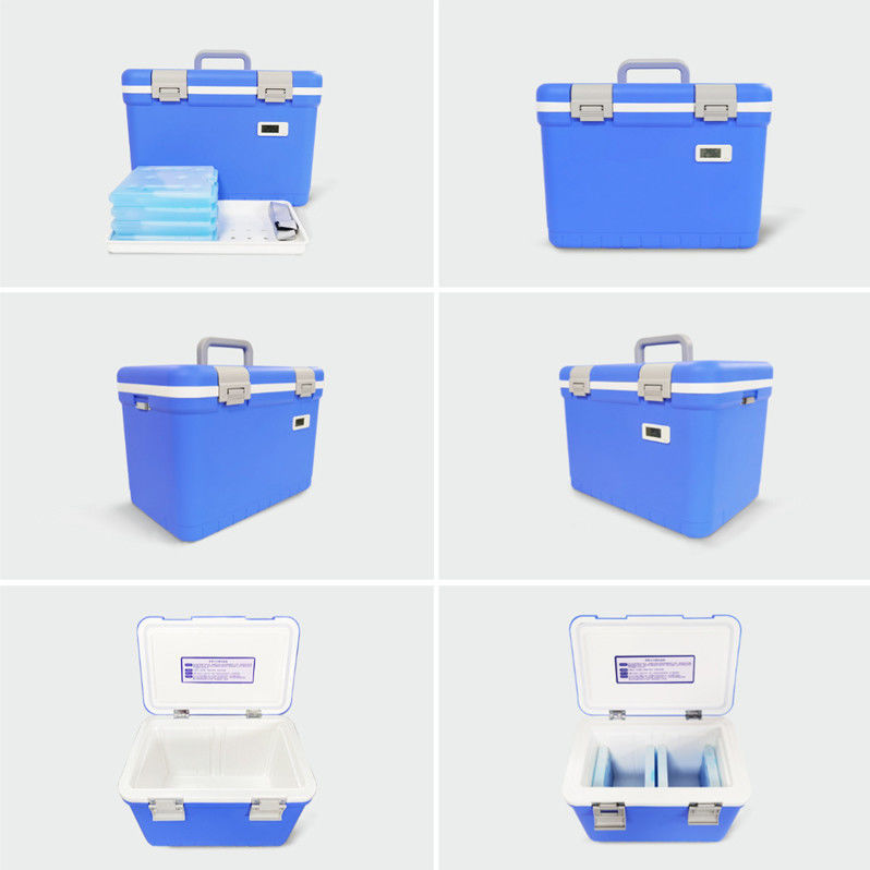 ISO Certified Medical Cooler Box With 2-8C Temperature Range And PU Foam Insulation