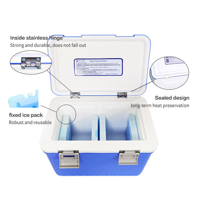 FS-18L CE Certified Medical Cooler Box With Temperature Display Portable Cooler Box For Stable Cooling