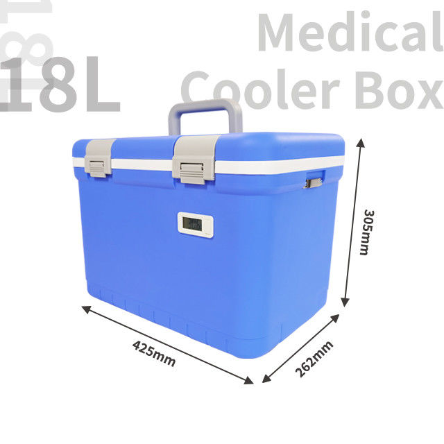 Phefon Portable 18L Medical Cooler Box with Ice Pack Maintain 2-8°C Temperature Range Compact Design and Support Customizable Logo