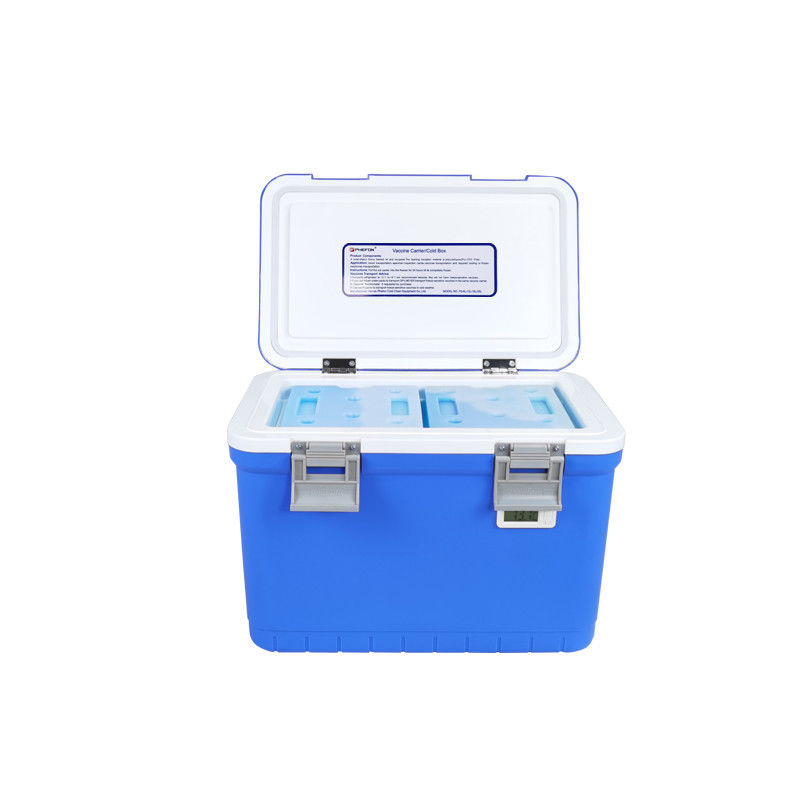 Portable Vaccine & Medicine Cooler Box, Cold‑Chain Isothermal Storage Case with Digital Temp Display, Temperature‑Maintaining Carrier for Biochemical Reagents, Clinical Specimens for Field Sampling an