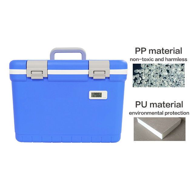 Medical Cooler Box 18L Cooling Capacity  With Temperature Display Vaccine Blood Transport Support Install Data Logger
