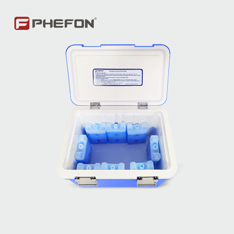 Reusable Medical Insulated Cooler Box, Heavy Duty Cold Chain Shipping Container, Maintain 2‑8°C Thermal Environment for Vaccines, Biological Samples, Lab Reagents, Ideal for Healthcare Distribution &