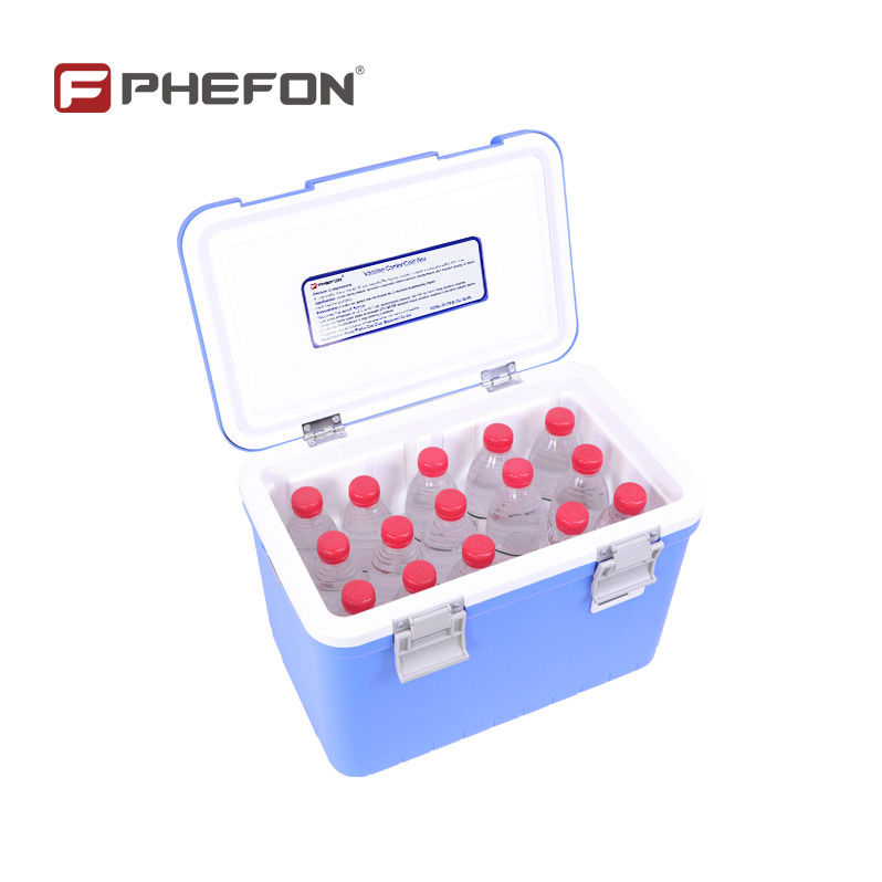 Reusable Medical Insulated Cooler Box, Heavy Duty Cold Chain Shipping Container, Maintain 2‑8°C Thermal Environment for Vaccines, Biological Samples, Lab Reagents, Ideal for Healthcare Distribution &