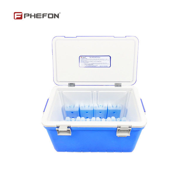 30L Medical Cooler Box made of PP Polypropylene with Temperature Range of 2-8°C