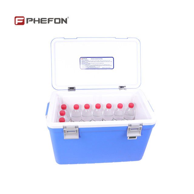 Blue Best Cool Box For Transporting Medicines With PU Foam Insulation For Medical Needs And Storage