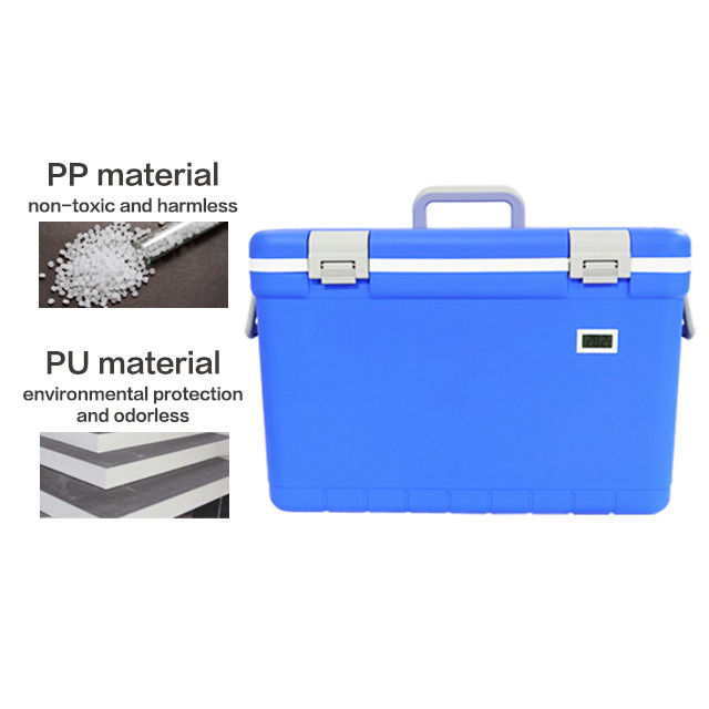 Medical Cooler Box durable temperature controlled storage box for secure transport of vaccines  biological specimens