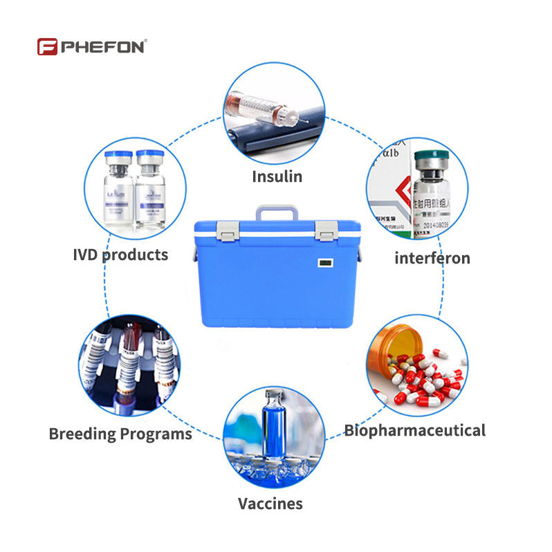 FS-30L Medical Cooler Box Cooling Duration 24H Outer Shell And Liner Manufactured From PP PU For Medical Sample Handling