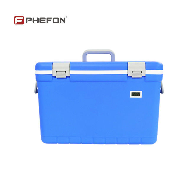Digital Temperature Display Medical Cooler Box Vaccine Cooler Box Customized Logo Robust Insulated Medical Transport Box