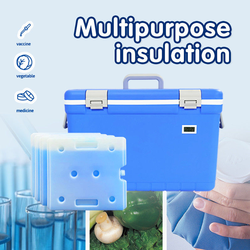 Insulated cooler box with ice packs support customize made to withstand harsh conditions while preserving product freshness