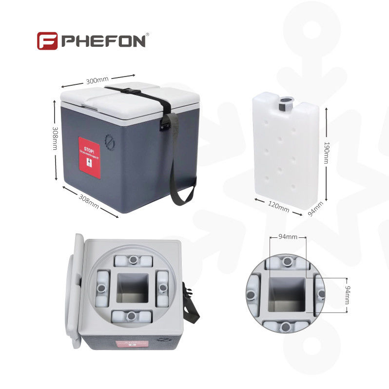 Qualified Portable Vaccine Carrier Ice Cooler Box For Cold Chain Storage