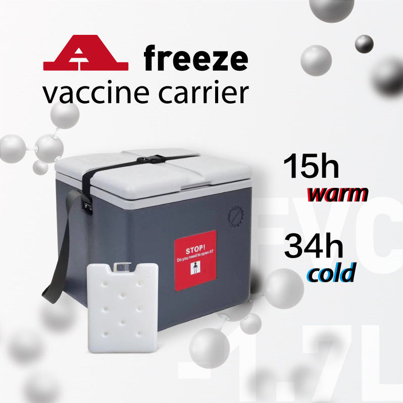 Phefon Brand Manufacturer Direct Supply Durable 1.7Liters Vaccine Cold Box For Safe Temperature-Controlled Vaccine Transportation