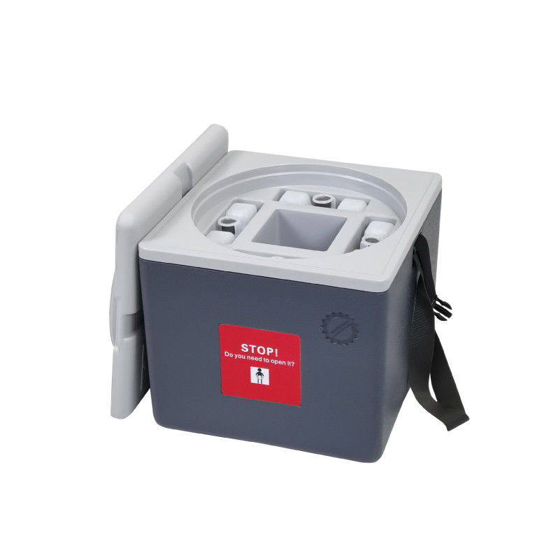 Vaccine Cooler Box 100% PU Insulation CE ISO Certified 1.LL Vaccine Carrier With Ice Packs