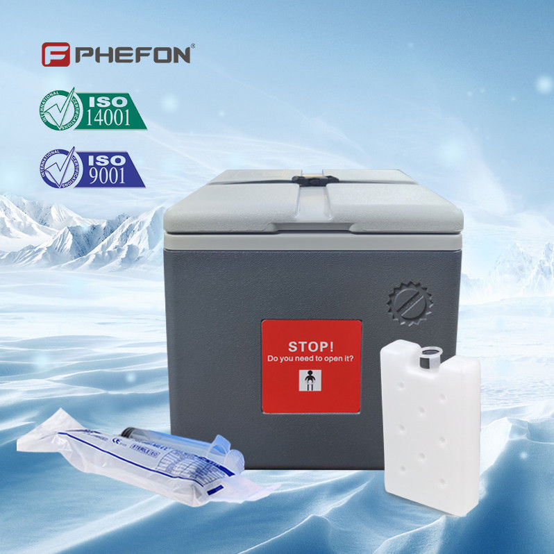 1.7 Litres Vaccine Cooler Box For Safe Vaccine Cold Chain Transport With 35 Hours Cold Life CE ISO Certified