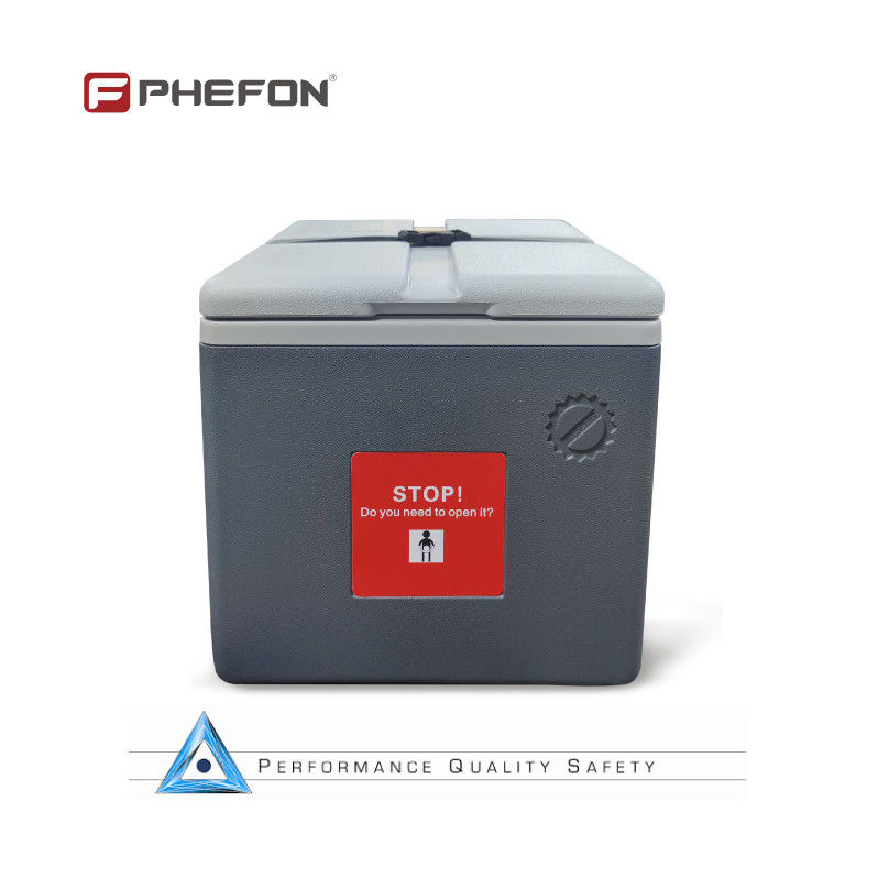 Vaccine Cooler Box FFVC 1.7L Capacity Includes 4PCS Ice Packs Ideal For Safe Vaccine Medical Cold Chain Transportation