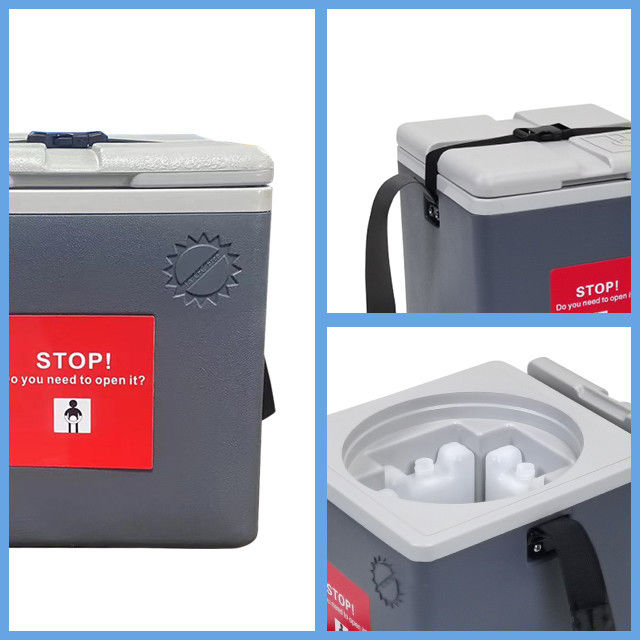 Small Portable Medical Cooler Box for Medicine Designed to Preserve Medicine Integrity During Transport and Storage