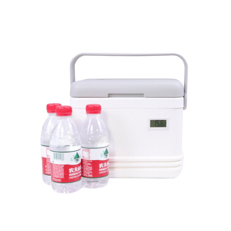 Camping Cooler Box with Beer Utilizing Polyurethane Foam Insulation Providing Long Lasting Cold Retention Outdoors