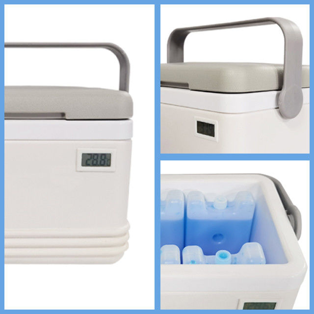 Portable Ice Cooler Box 1.6KG for Camping Picnic BBQ 12h Cold Storage