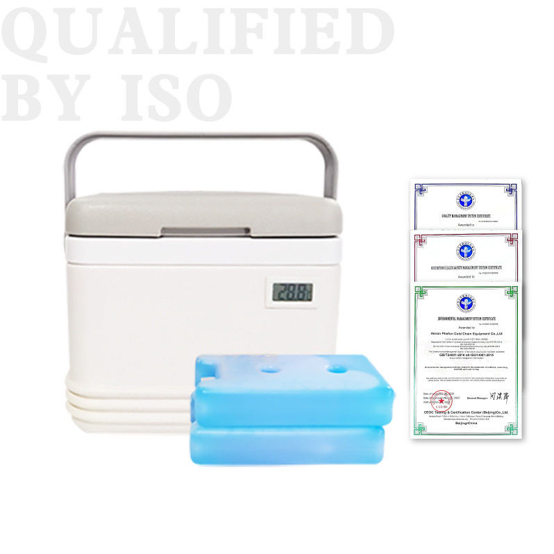 5Ltr Portable Medical Cooler Box White Cold Storage Box For Medicine