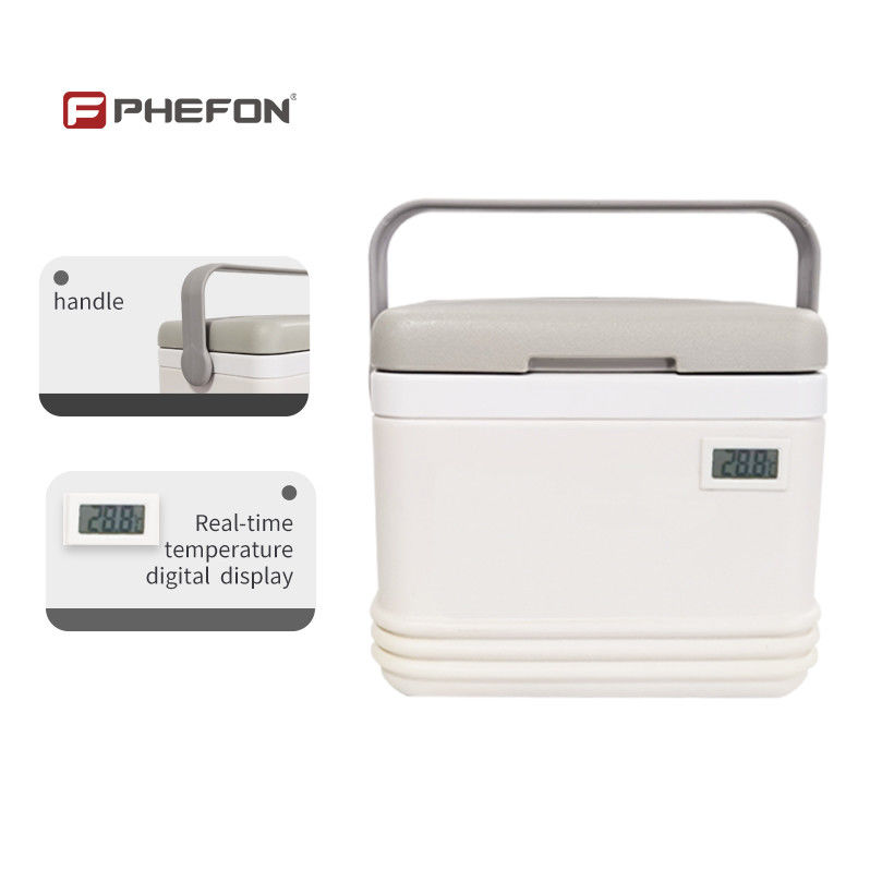 Portable Camping Cooler Box,  Thick PU Insulation, Keep Ice Cold for Hours, Hard Cooler for Outdoor Camping, Fishing, Picnic, Beach Party, Car Trip, Beverage & Fr