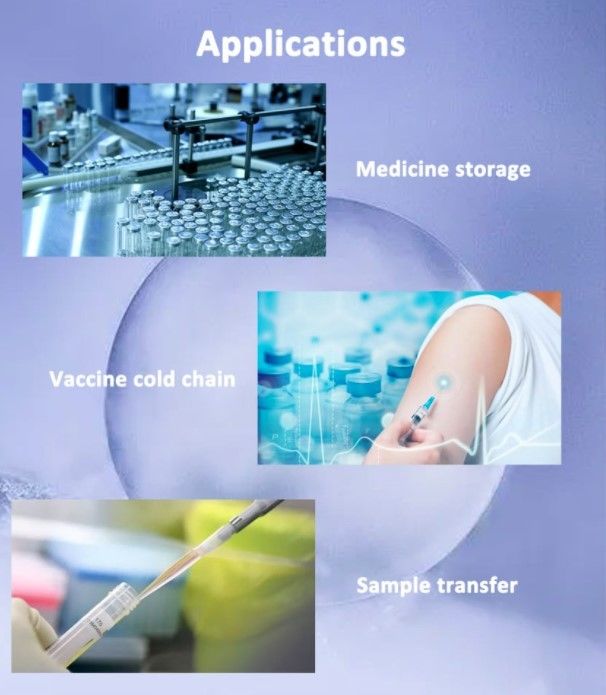 Small Portable Medical Cooler Box for Medicine Designed to Preserve Medicine Integrity During Transport and Storage