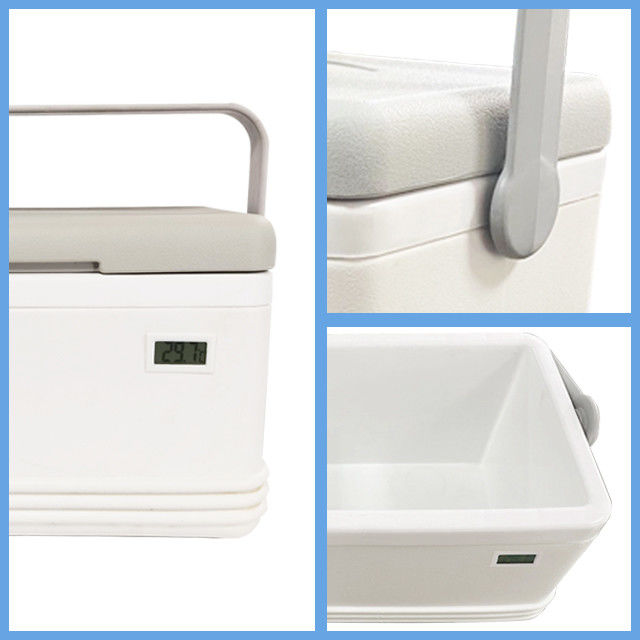 Insulation Type PU Foam Cold Chain Transportation Small Portable Cooler for Medicine