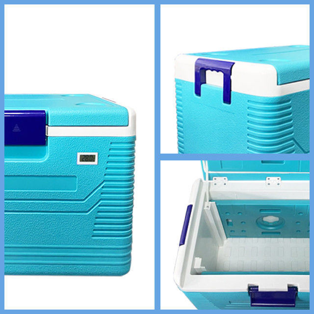 Phefon 54L Medical Cooler Box with Ice Packs for Cold Chain Storage