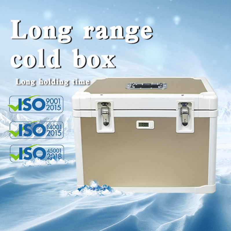 Customize Insulated Ice Cooler Boxes 30Liters Medical Vaccine Cooler VPU Box for 48hrs Transportation