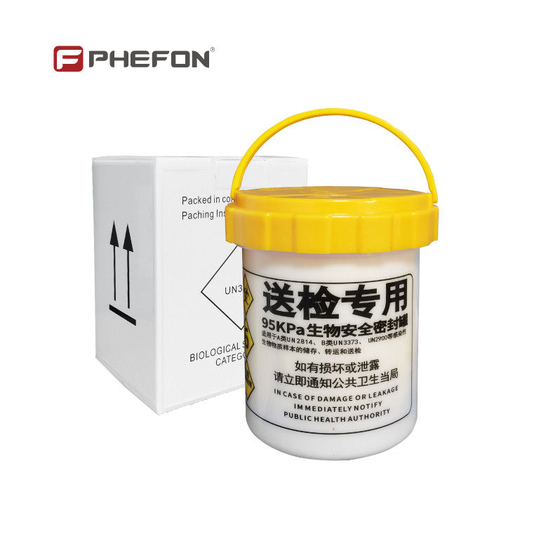UN2814 UN3373 Box With 95 KPa  Biosafety Transport Tank IATA Packing Instruction Compliant 16cm Height For Biological Sample Shipping