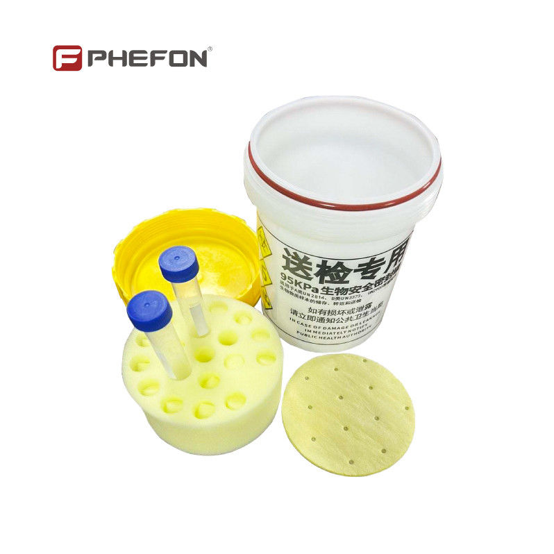 IATA Packing Instruction  Compliant UN2814 UN3373 Box Customization Support Packaging Designed For Infectious Material Transport