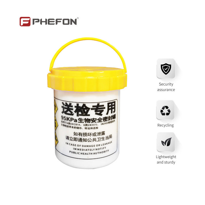 Phefon Professional UN3373 UN2814  Biological Sample Transport Container Box Designed for Medical Specimen Transport