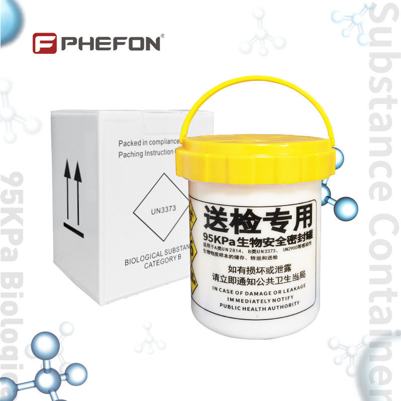 Phefon Triple Packaging Specimen Transport Box UN3373 UN2814 Transport Container For Diagnostic And Clinical Samples
