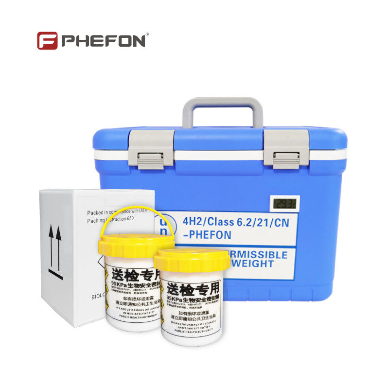 Specimen Cold Chain Transport Box 12L Vaccine UN2814 UN3373 Cold Storage Container