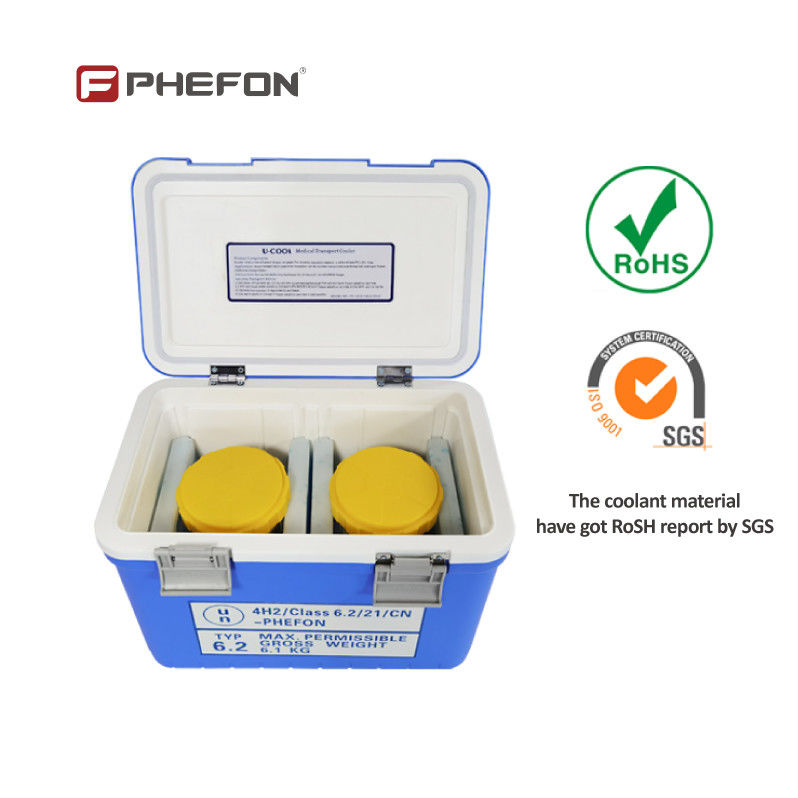 Waterproof UN2814 Portable Cooler Box For Lab Specimen Storage And Transport