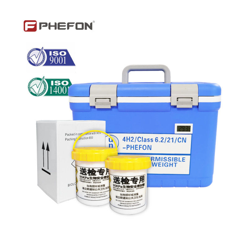 Waterproof UN2814 Portable Cooler Box For Lab Specimen Storage And Transport
