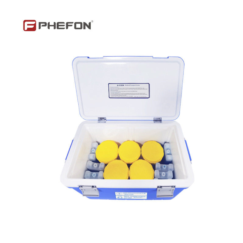 UN3373 Insulation thickness ≥25mm PE PP Shipping Box for Medical Samples Transportation
