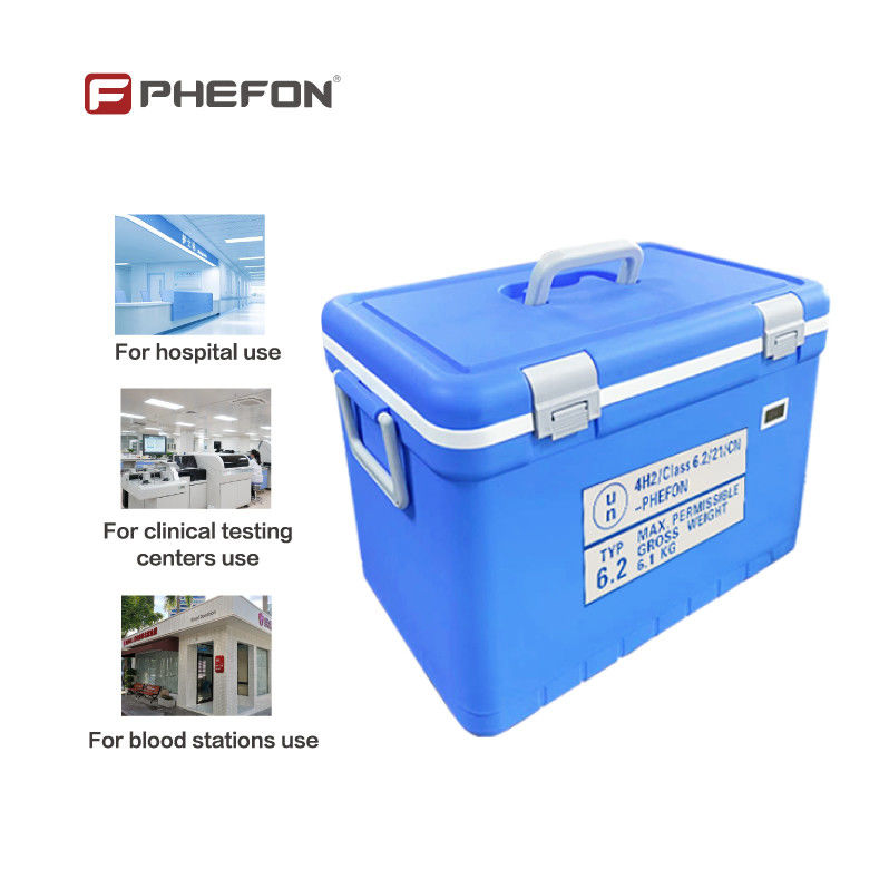Insulation Transporation PU Foam Cooler Box for UN3373 Vaccine/Medical/Specimen Cold Chain Safety Transportation