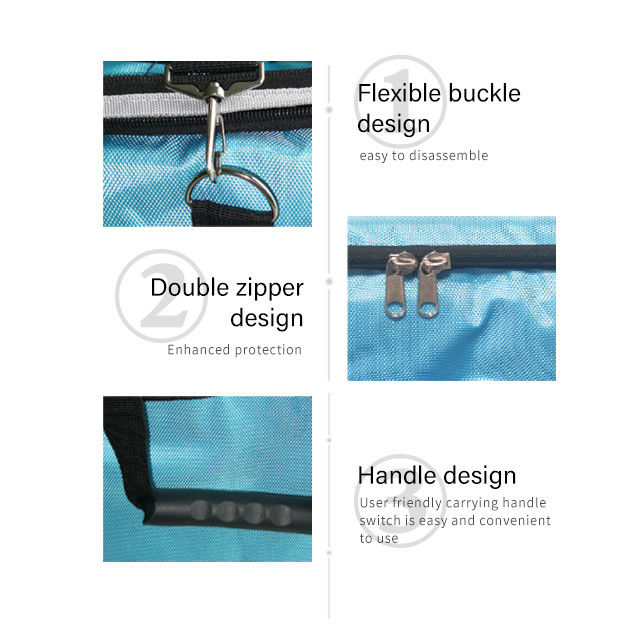 Custom Logo Support  Insulation Soft Cooler With Double Zipper Closurefor Medical Storage